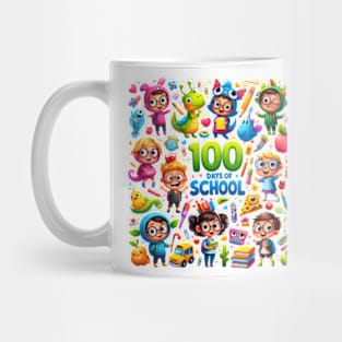 Funny 100 days of school adventure Mug